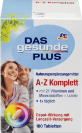 Viên uổng bổ sung vitamin tổng hợp cho người lớn Das Gesunde Plus A-Z Komplett
