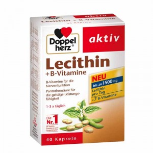 Mầm đậu nành Đức Doppelherz Lecithin + Vitamin B