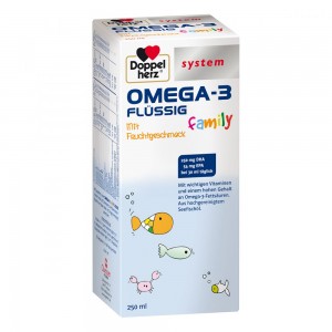 Siro OMEGA-3 FLÜSSIG Junior bổ sung DHA, EPA và Vitamin cho trẻ em và bà bầu