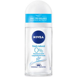 Lăn khử mùi NIVEA Fresh Natural 0% 50ml –dạng lăn nước