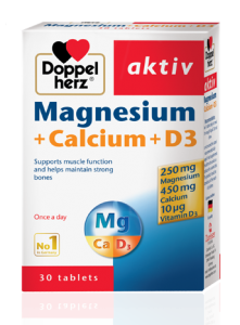 Viên Uống Doppelherz Magnesium Calcium D3, 40 Viên