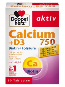 Viên Uống Doppelherz Calcium D3 750, 30 viên